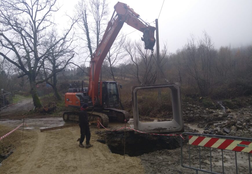 montemurlo. ALLUVIONE, INTERVENTI DI SOMMA URGENZA SULLA VIABILITÀ NELLA ZONA DI ALBIANO