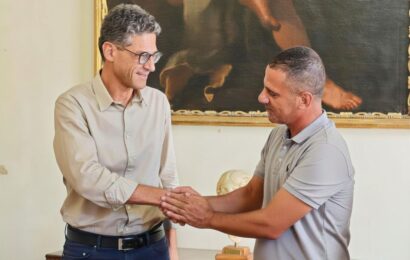 UN MOMENTO EMOZIONANTE, UN PRIMO PASSO PER IL GEMELLAGGIO CON GERICO