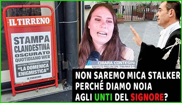 Stampa clandestina un corno! Siamo ma pericolosi perché disturbiamo i manovratori!