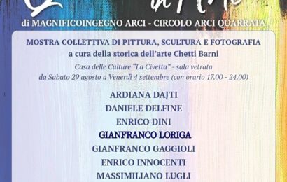 QUARRATA IN ARTE: ALLA CASA DELLE CULTURE UNA SETTIMANA DEDICATA ALLA CREATIVITÀ QUARRATA IN ARTE: ALLA CASA DELLE CULTURE UNA SETTIMANA DEDICATA ALLA CREATIVITÀ