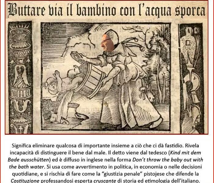 piRandellata pasquana. L’ ACQUA SPORCA COL BAMBINO CHE NON GARBA A DON CLAUDINO