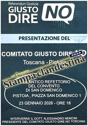 Questa sì che è vera stampa clandestina, non Linea Libera, cari accademici cruscanti!