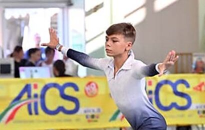 pattinaggio. GABRIEL MANZONI, ESORDIO DA FAVOLA: È CAMPIONE ITALIANO AICS