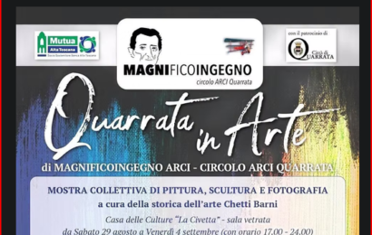 quarrata in arte. ALLA “CASA DELLE CULTURE” UNA SETTIMANA DEDICATA ALLA CREATIVITÀ quarrata in arte. ALLA “CASA DELLE CULTURE” UNA SETTIMANA DEDICATA ALLA CREATIVITÀ