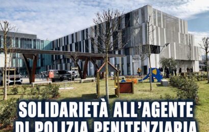 SOLIDARIETÀ ALL’AGENTE DELLA PENITENZIARIA SOLIDARIETÀ ALL’AGENTE DELLA PENITENZIARIA