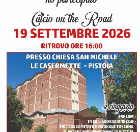 L’AVANGUARDIA E IL CALCIO DI UN TEMPO: ECCO CALCIO ON THE ROAD SABATO 19 SETTEMBRE ALLE CASERMETTE A PISTOIA L’AVANGUARDIA E IL CALCIO DI UN TEMPO: ECCO CALCIO ON THE ROAD SABATO 19 SETTEMBRE ALLE CASERMETTE A PISTOIA