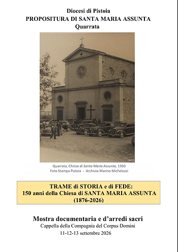 La prima pagina della brochure curata da Chetti Barni