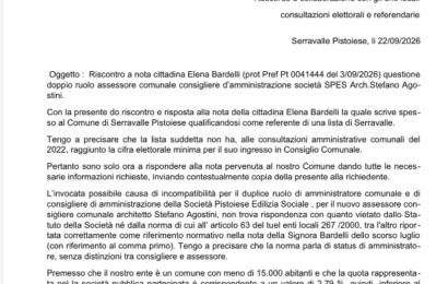 serravalle. “NESSUNA INCOMPATIBILITÀ PER AGOSTINI, MA RESTA UN PROBLEMA POLITICO ED ETICO” serravalle. “NESSUNA INCOMPATIBILITÀ PER AGOSTINI, MA RESTA UN PROBLEMA POLITICO ED ETICO”
