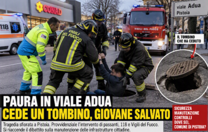 PAURA IN VIALE ADUA: CEDE UN TOMBINO, GIOVANE SALVATO DAI PASSANTI E DAI VIGILI DEL FUOCO PAURA IN VIALE ADUA: CEDE UN TOMBINO, GIOVANE SALVATO DAI PASSANTI E DAI VIGILI DEL FUOCO