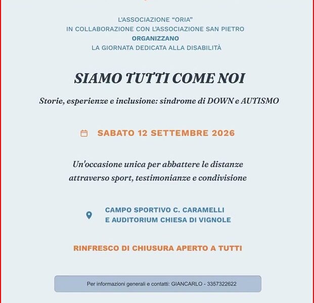 quarrata. “SIAMO TUTTI COME NOI”: A VIGNOLE UNA GIORNATA PER ABBATTERE LE DISTANZE E COSTRUIRE INCLUSIONE quarrata. “SIAMO TUTTI COME NOI”: A VIGNOLE UNA GIORNATA PER ABBATTERE LE DISTANZE E COSTRUIRE INCLUSIONE