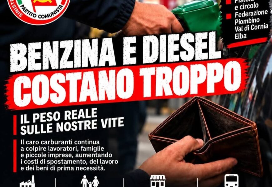 BASTA CARO CARBURANTE! RIFONDAZIONE COMUNISTA CHIEDE MOBILITAZIONE E SCIOPERO GENERALE PER IL COSTO BASTA CARO CARBURANTE! RIFONDAZIONE COMUNISTA CHIEDE MOBILITAZIONE E SCIOPERO GENERALE PER IL COSTO