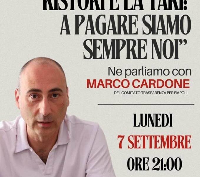 montale. SERATA SULLA TARI E SUI COSTI DEI RIFIUTI: “IL CONTO ARRIVA SEMPRE AI CITTADINI” montale. SERATA SULLA TARI E SUI COSTI DEI RIFIUTI: “IL CONTO ARRIVA SEMPRE AI CITTADINI”