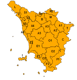 ALLERTA ARANCIONE PER TEMPORALI FINO A GIOVEDÌ 8 OTTOBRE