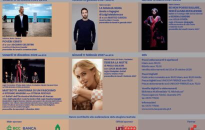 SI ALZA IL SIPARIO SULLA NUOVA STAGIONE DEL TEATRO “LIBERO GRASSI”: AL VIA LA CAMPAGNA ABBONAMENTI