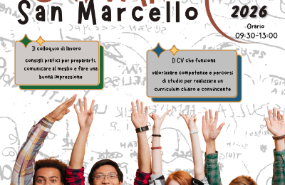 GIOVANI E LAVORO, A SAN MARCELLO UNA MATTINATA PER COSTRUIRE IL FUTURO