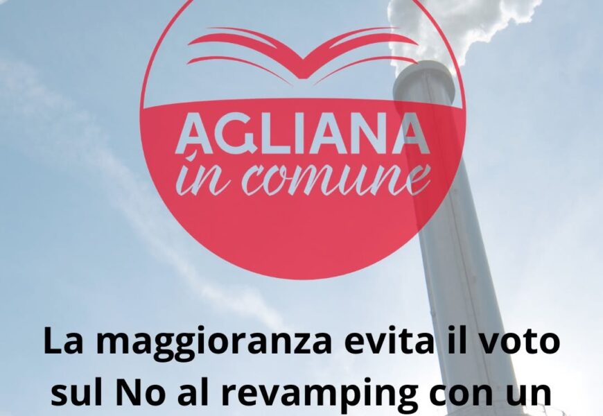 agliana. SCONTRO SULL’INCENERITORE DI MONTALE: “LA MAGGIORANZA HA AFFOSSATO LA NOSTRA MOZIONE” agliana. SCONTRO SULL’INCENERITORE DI MONTALE: “LA MAGGIORANZA HA AFFOSSATO LA NOSTRA MOZIONE”
