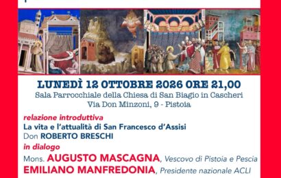 SAN FRANCESCO E IL LAVORO, DIALOGO TRA FEDE E SOCIETÀ A PISTOIA