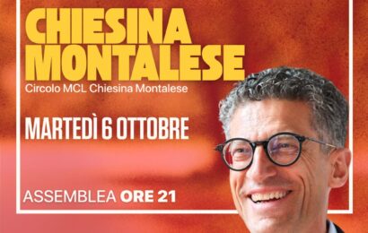 PERCORSO PARTECIPATIVO: MARTEDÌ 6 OTTOBRE INCONTRO A CHIESINA MONTALESE PERCORSO PARTECIPATIVO: MARTEDÌ 6 OTTOBRE INCONTRO A CHIESINA MONTALESE